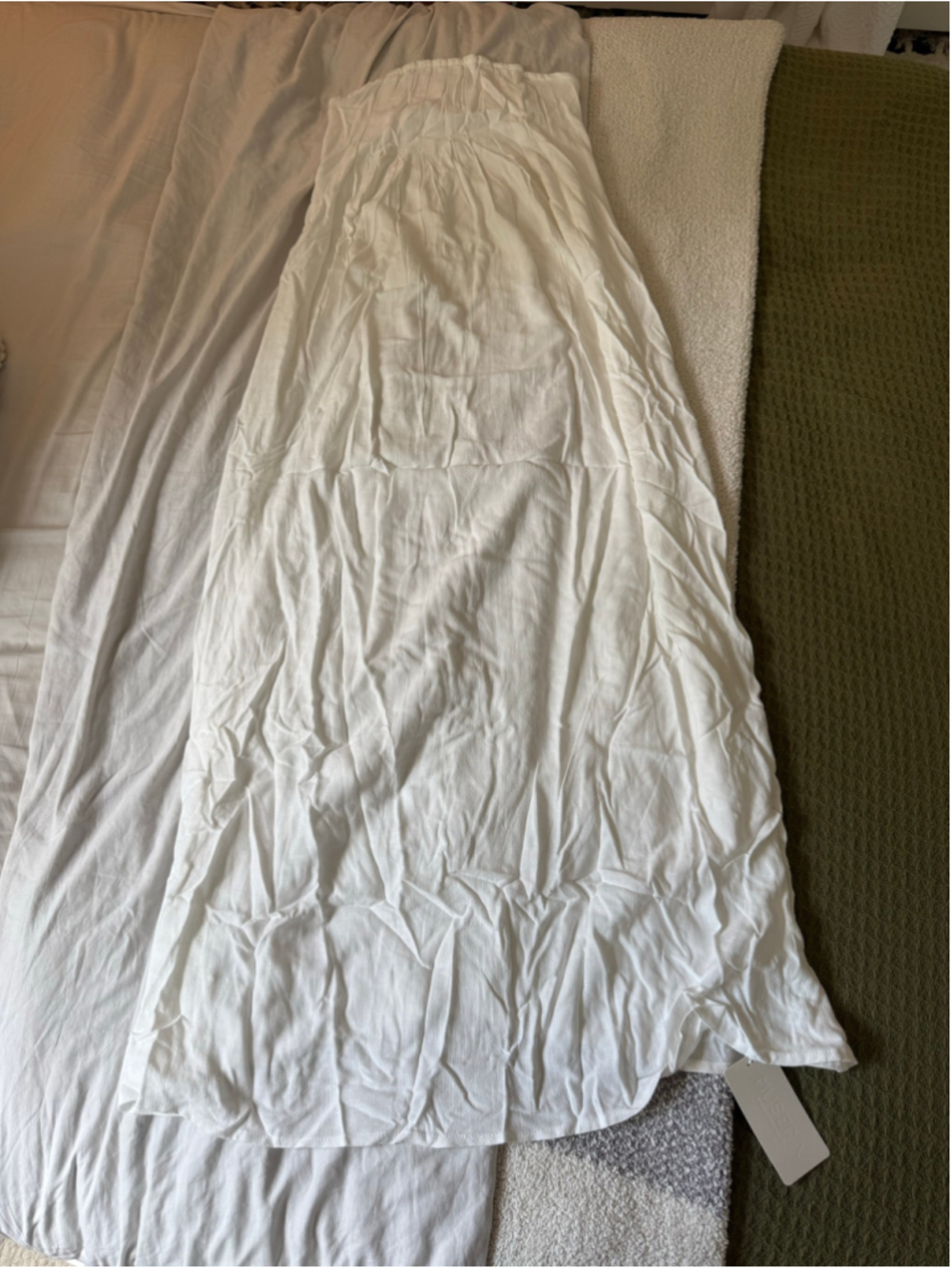 NWT Women's Musera White Maxi dress Size S
